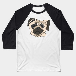 PUG Muzzle Baseball T-Shirt